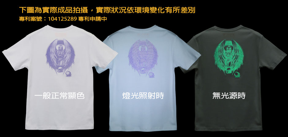 反光+夜光效果