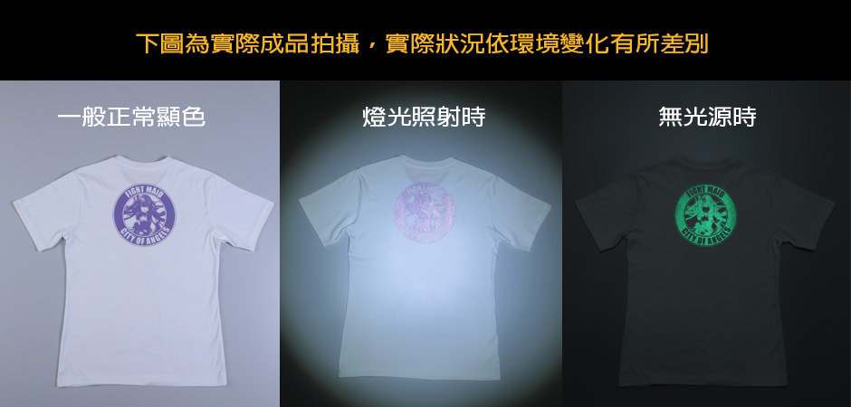 反光+夜光效果
