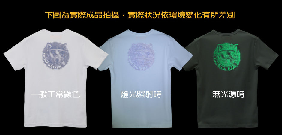 反光+夜光效果