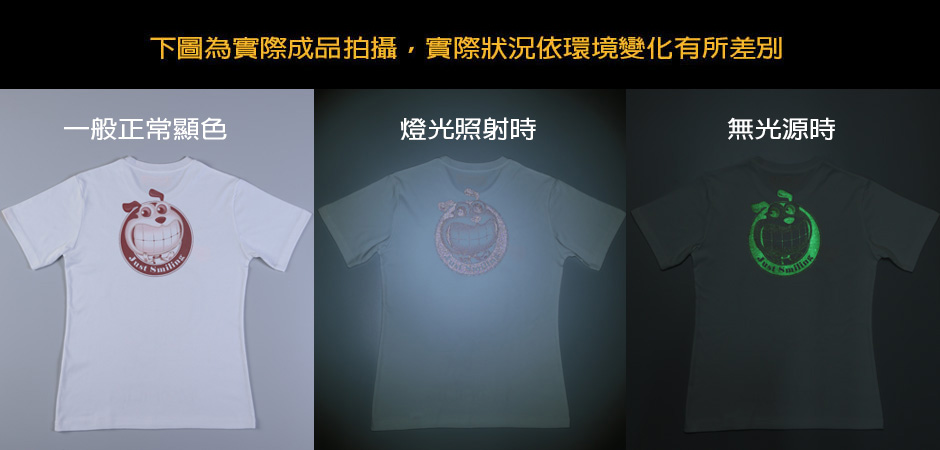 反光+夜光效果