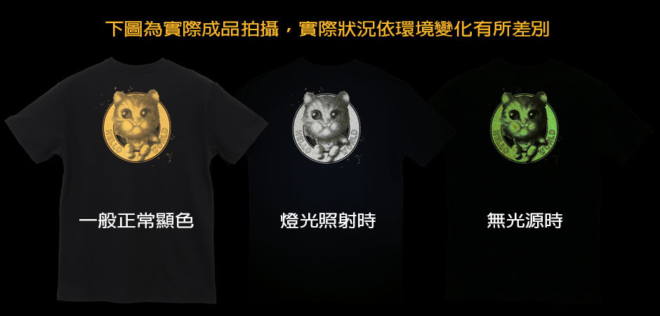 反光+夜光效果
