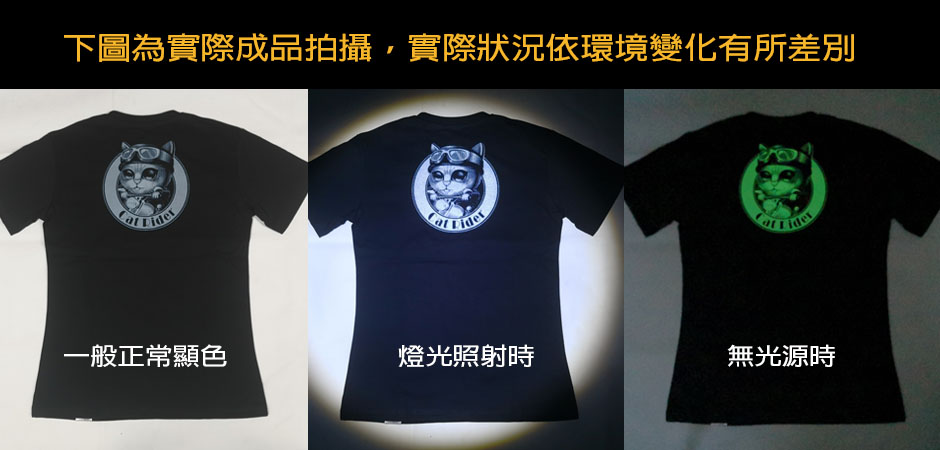 反光+夜光效果
